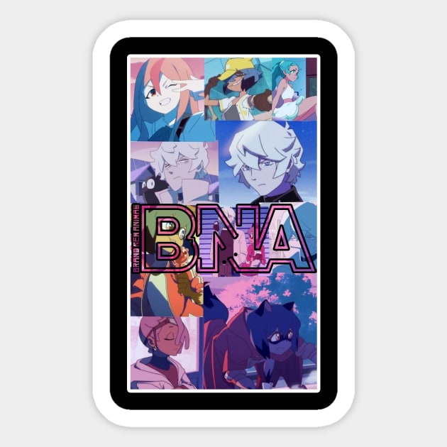 BNA Anime Collage Sticker by Aleey